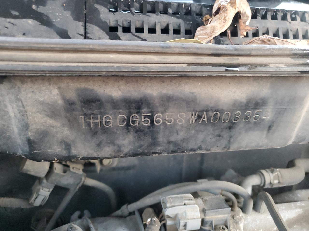 1998 Honda Accord VIN 1HGCG5658WA003354 Copart auction photo, side damage thumbnail 12