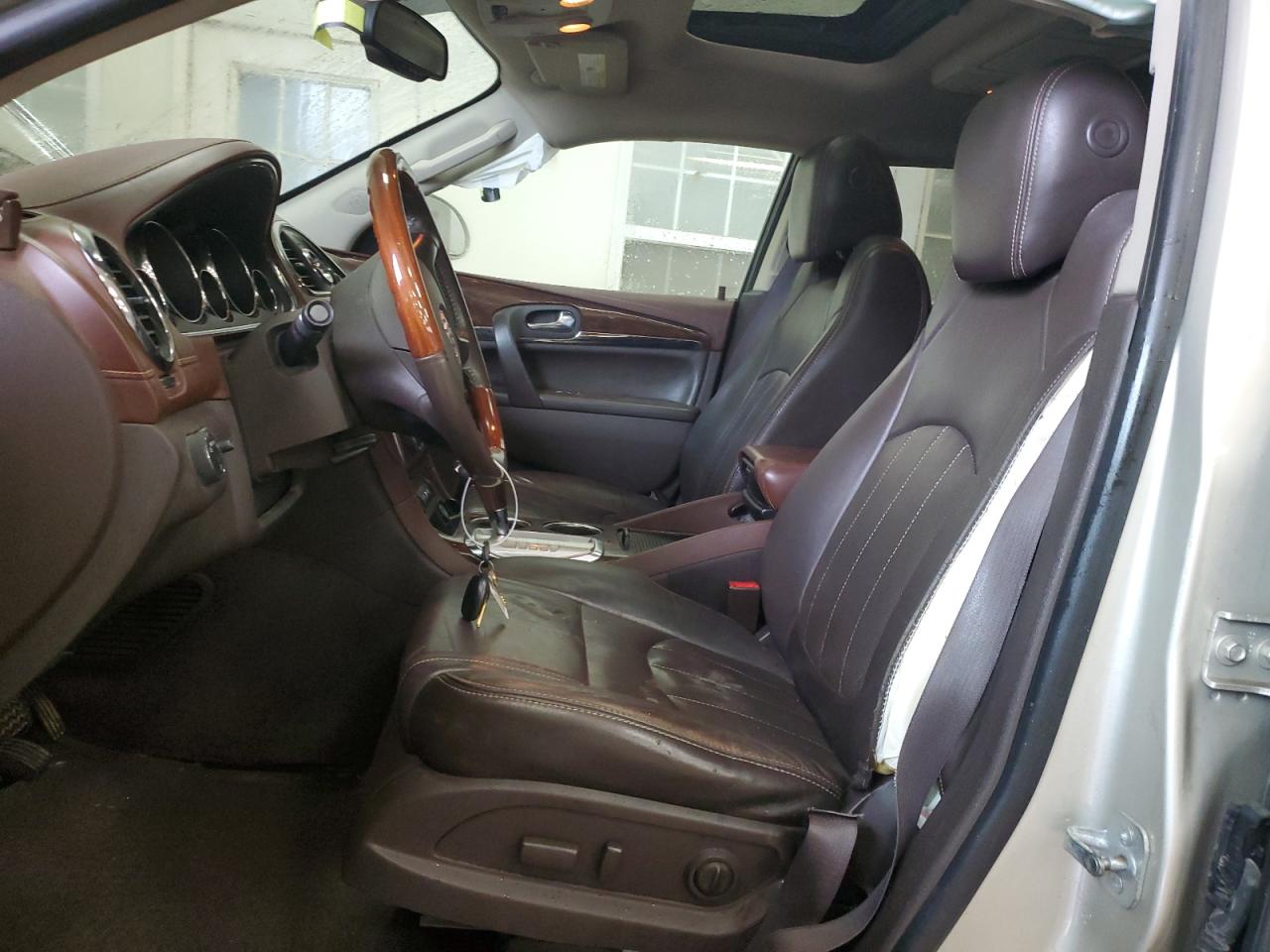 2013 Buick Enclave VIN 5GAKVCKD9DJ113829 Copart auction photo, front end / side damage thumbnail 7