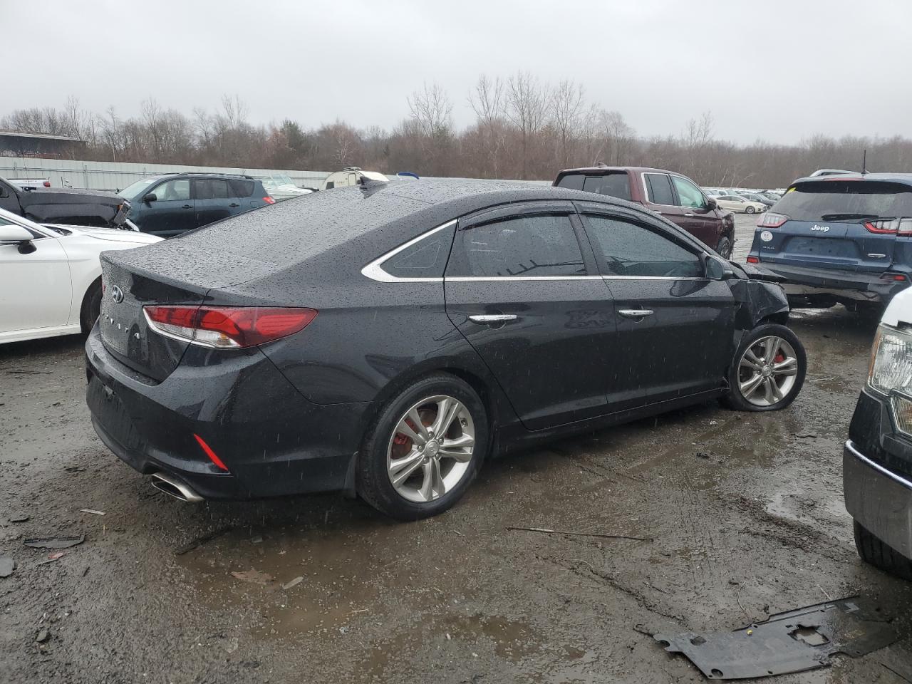 2019 Hyundai Sonata VIN 5NPE34AF7KH806852 Copart auction photo, front end damage thumbnail 3