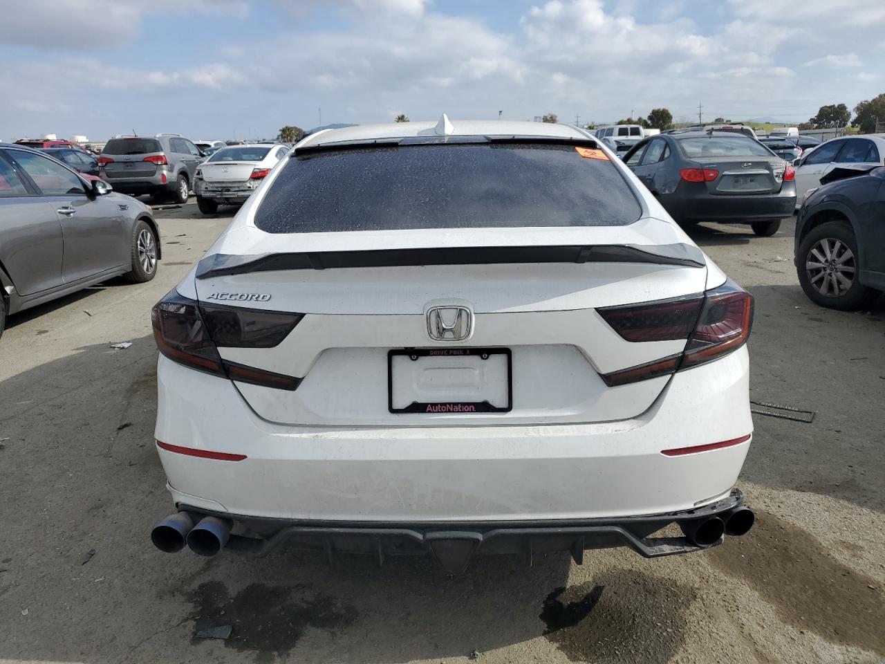 2019 Honda Accord VIN 1HGCV3F17KA016596 Copart auction photo, vandalism damage thumbnail 6