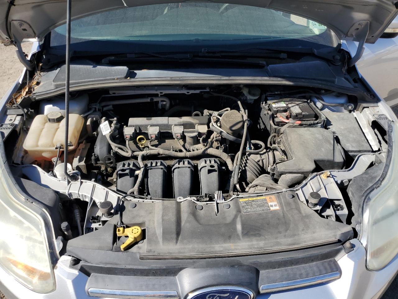2013 Ford Focus VIN 1FADP3F24DL331231 Copart auction photo, rear end damage thumbnail 11