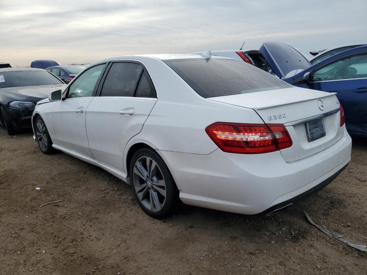 2013 Mercedes-Benz E-klasse VIN WDDHF8JB4DA766383 Copart auction photo, front end damage thumbnail 2