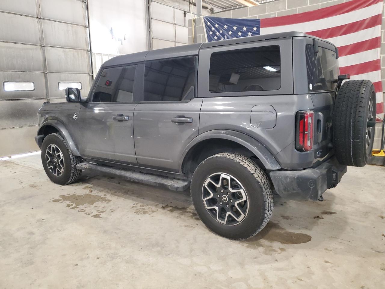 2023 Ford Bronco VIN 1FMEE5DP7PLC16265 Copart auction photo, burn / minor dent/scratches damage thumbnail 2