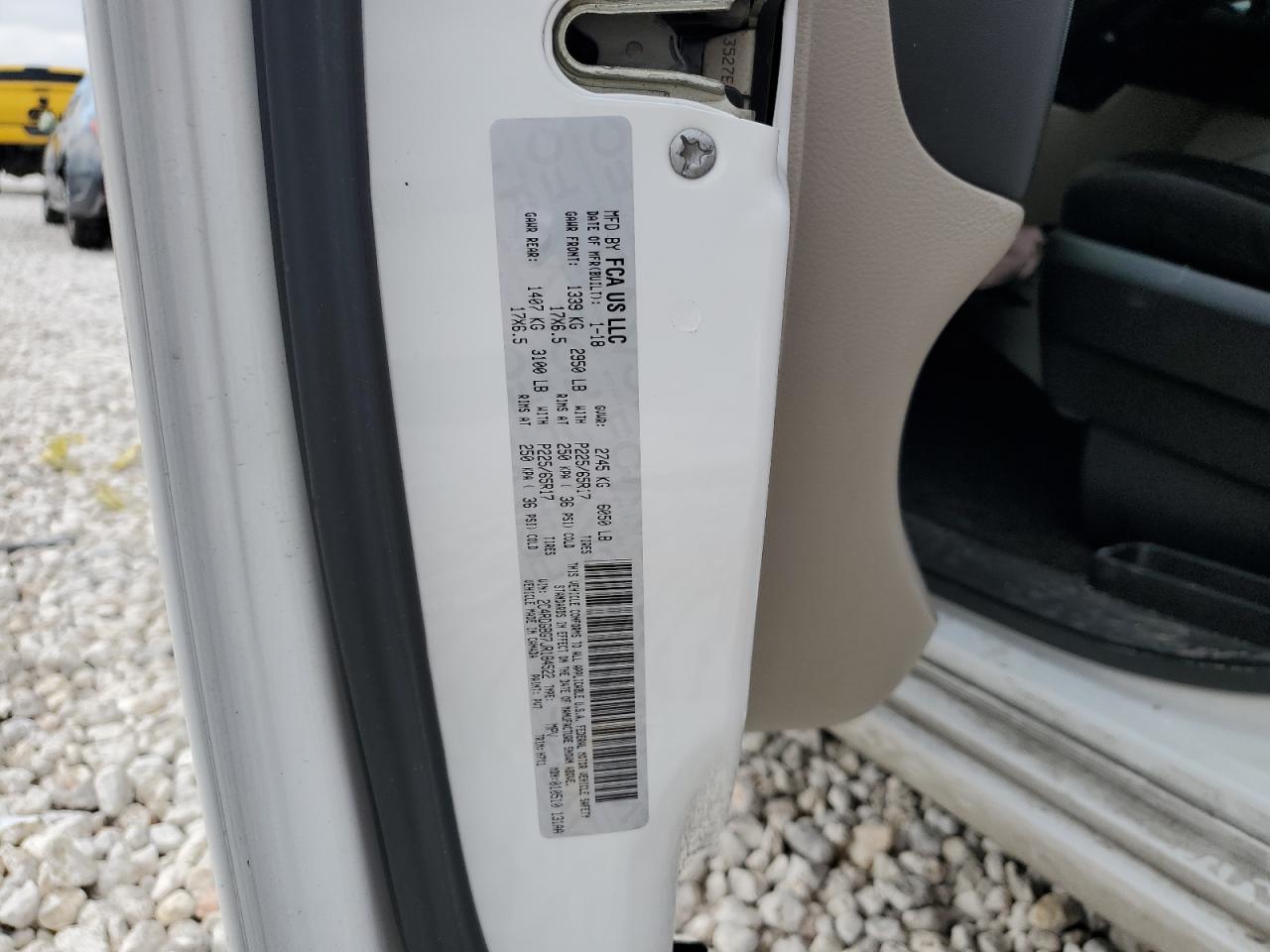 2018 Dodge Caravan VIN 2C4RDGBG7JR184522 Copart auction photo, front end damage thumbnail 15