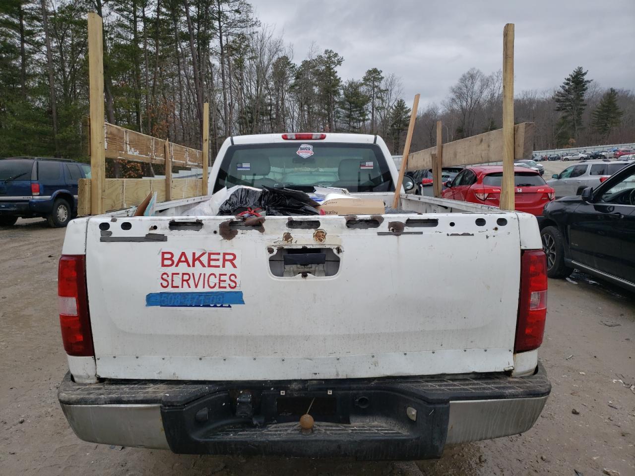 2009 Chevrolet Silverado VIN 1GCEC14X09Z240183 Copart auction photo, front end / rear end damage thumbnail 6