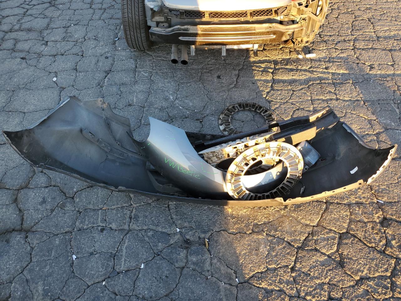 2013 Volkswagen Beetle VIN 3VW5P7AT4DM807088 Copart auction photo, rear end damage thumbnail 12