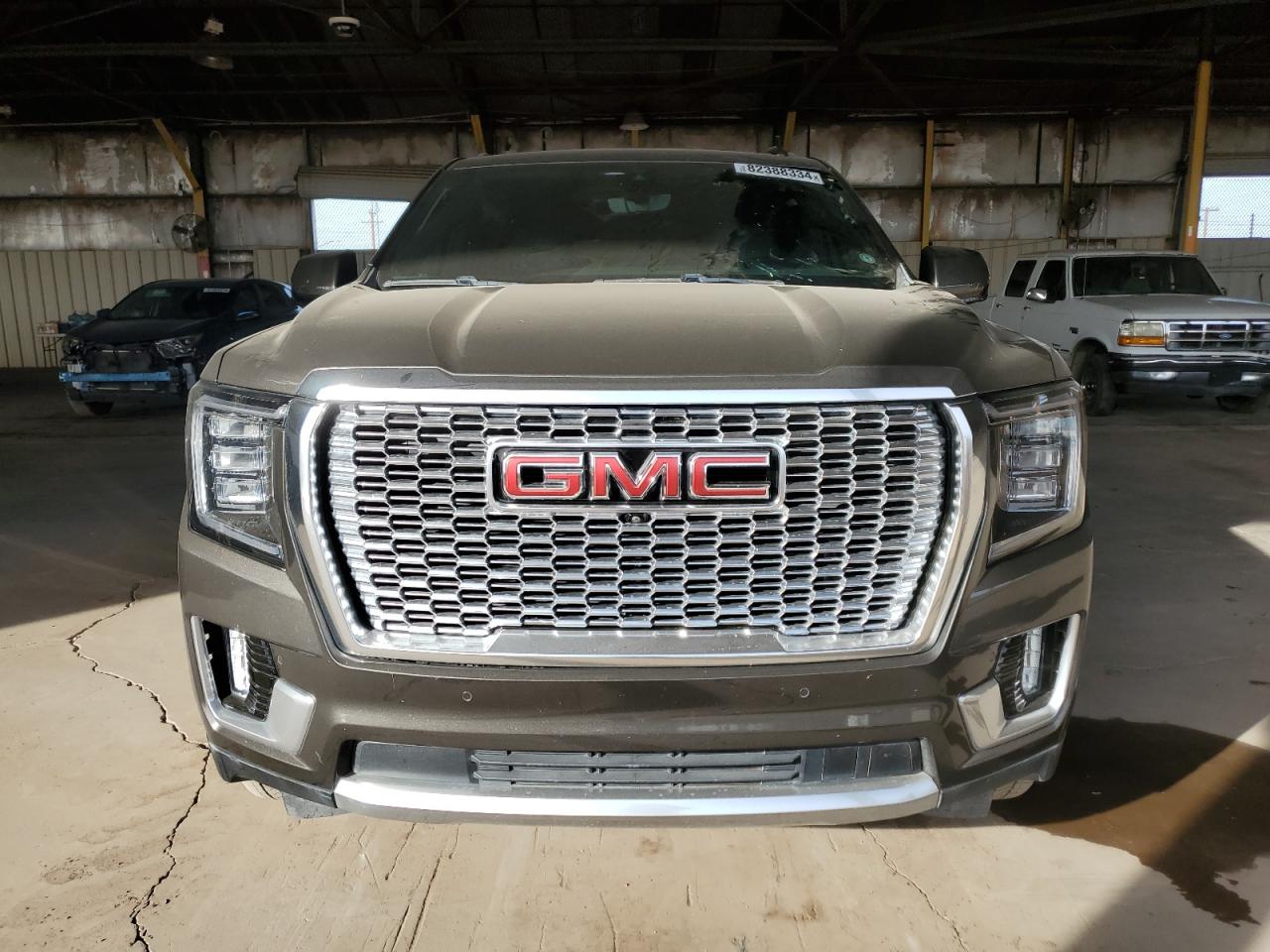 2021 GMC Yukon VIN 1GKS2JKLXMR153264 Copart auction photo, side damage thumbnail 5