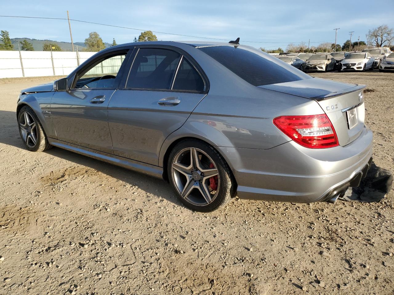 2013 Mercedes-Benz C-klasse VIN WDDGF7HB7DA759200 Copart auction photo, front end damage thumbnail 2