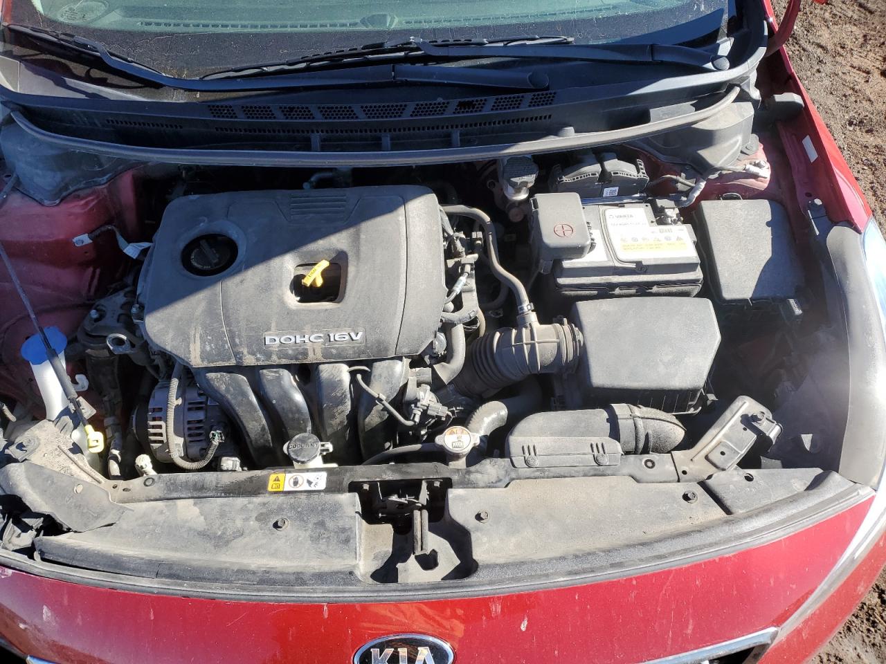 2018 KIA Forte VIN 3KPFL4A70JE239724 Copart auction photo, all over damage thumbnail 13