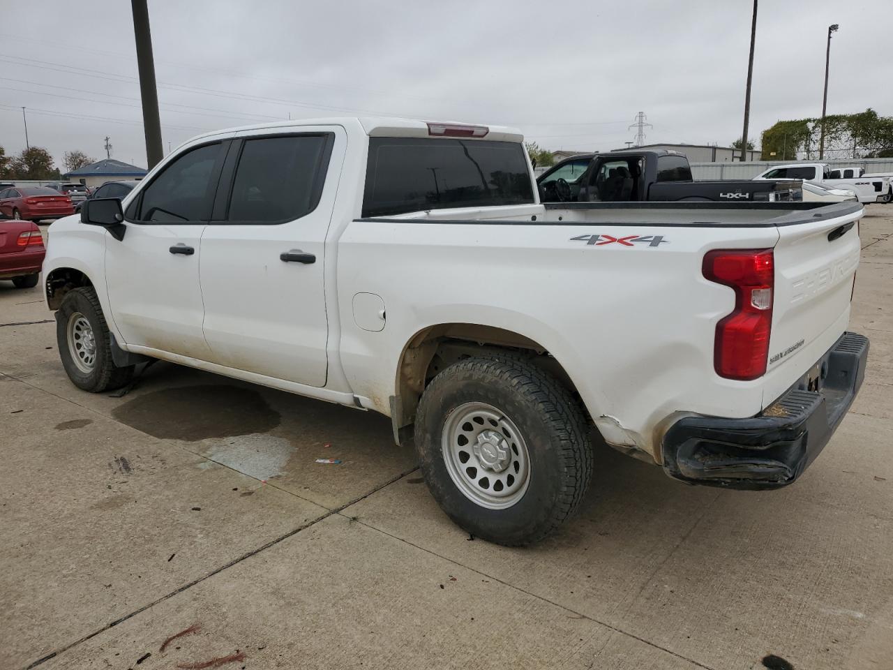 2023 Chevrolet Silverado VIN 2GCUDAEDXP1108289 Copart auction photo, front end / rear end damage thumbnail 2