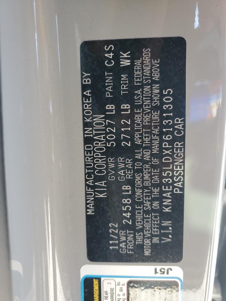 2023 KIA Stinger VIN KNAE35LDXP6131305 Copart auction photo, side / undercarriage damage thumbnail 14