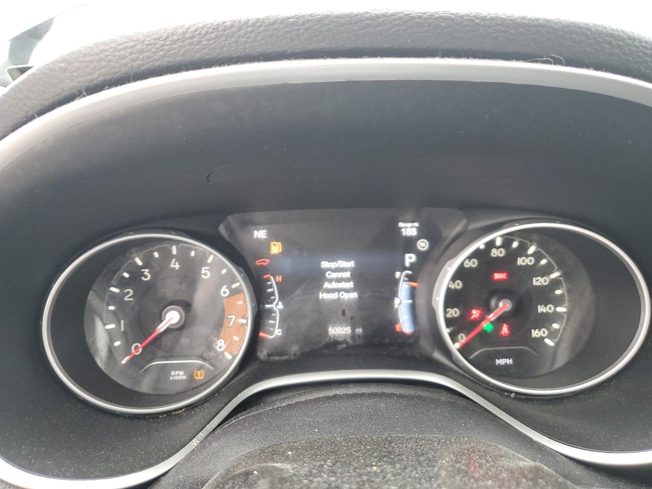 2019 Jeep Compass VIN 3C4NJDCBXKT647728 Copart auction photo, rear end damage thumbnail 9