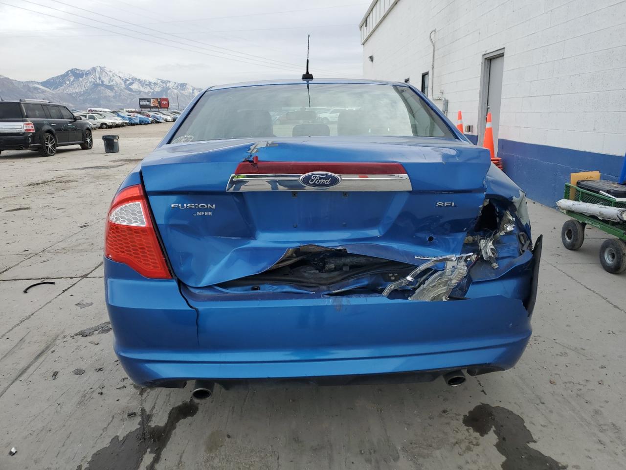 2012 Ford Fusion VIN 3FAHP0JG0CR382423 Copart auction photo, rear end damage thumbnail 6