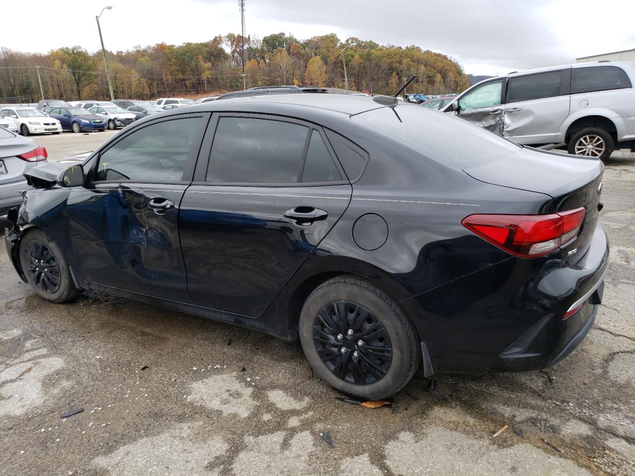 2021 KIA Rio VIN 3KPA24AD6ME382636 Copart auction photo, front end damage thumbnail 2