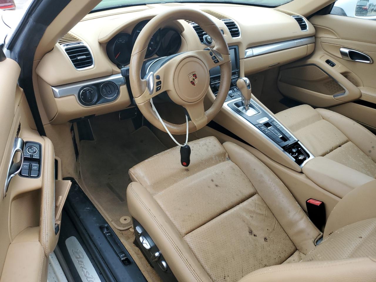 2013 Porsche Boxster VIN WP0CA2A83DS114806 Copart auction photo, water/flood damage thumbnail 8