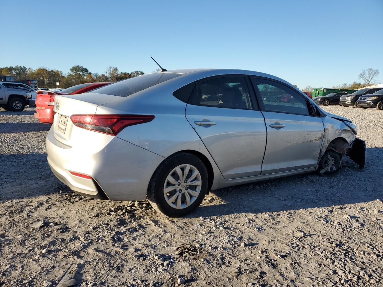 2022 Hyundai Accent VIN 3KPC24A69NE179400 Copart auction photo, front end damage thumbnail 3