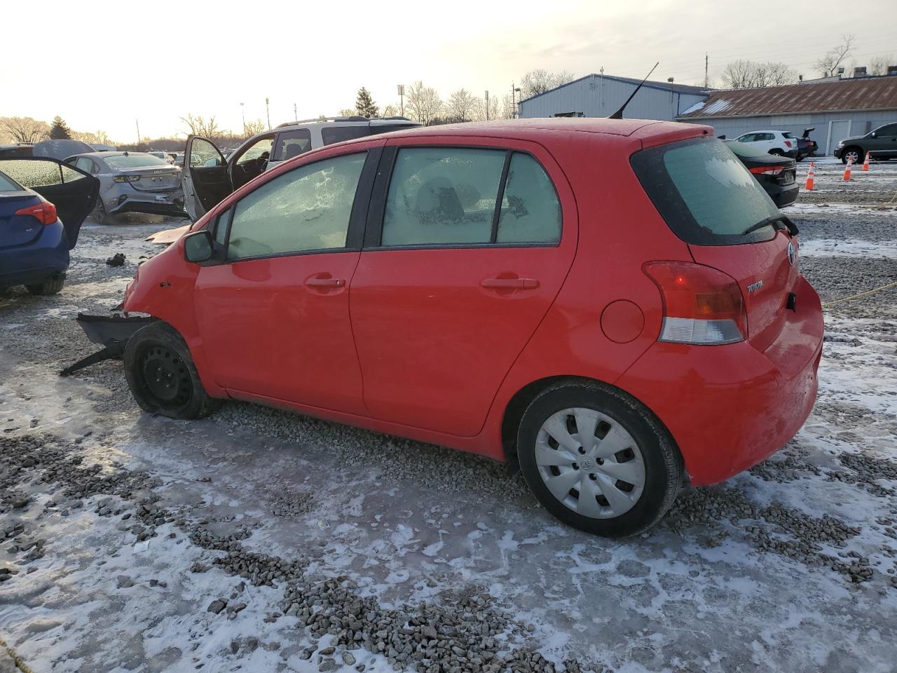 2010 Toyota Yaris VIN JTDKT4K39A5295022 Copart auction photo, front end damage thumbnail 2