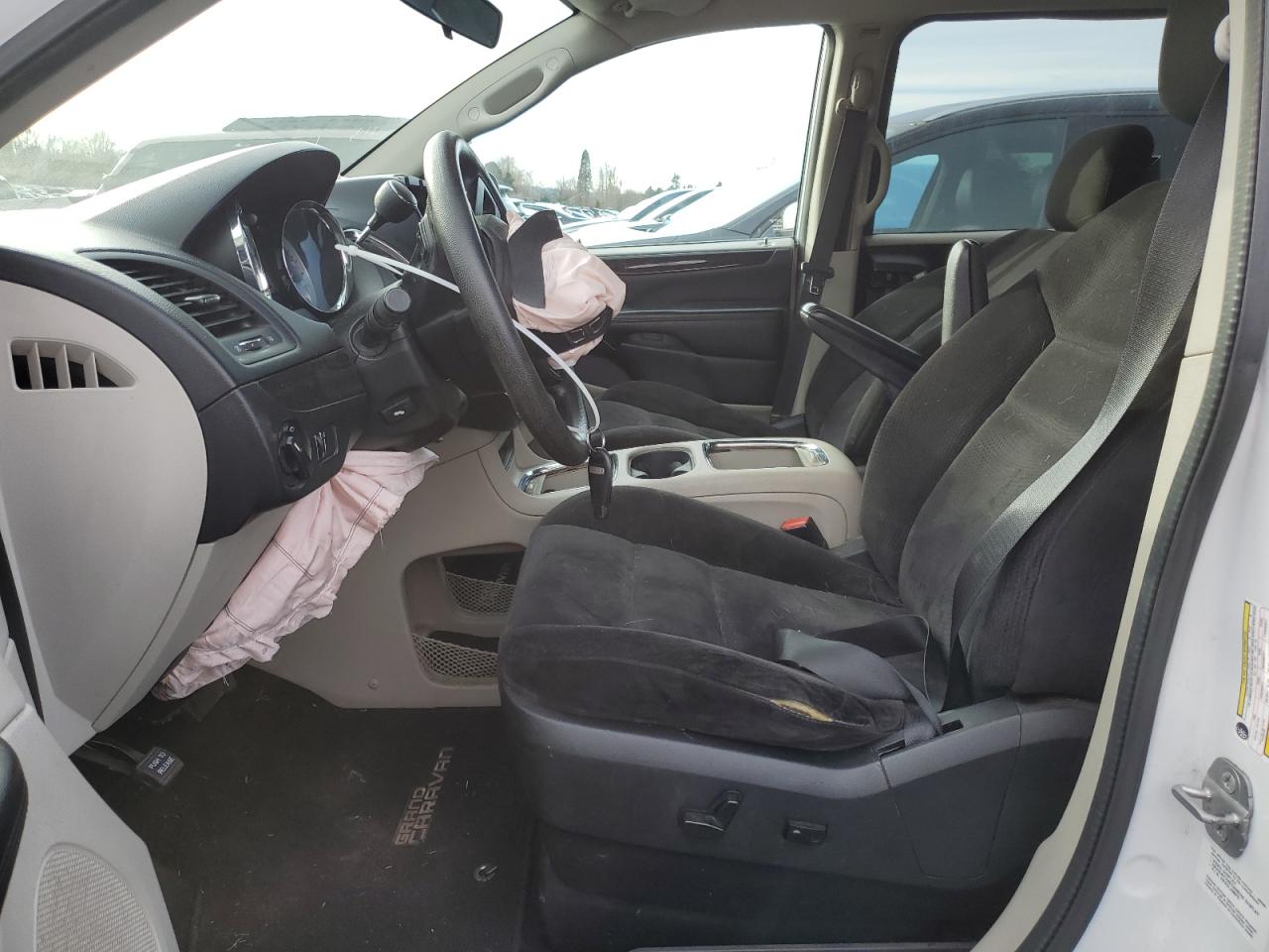 2014 Dodge Caravan VIN 2C4RDGCG8ER356996 Copart auction photo, front end / undercarriage damage thumbnail 7