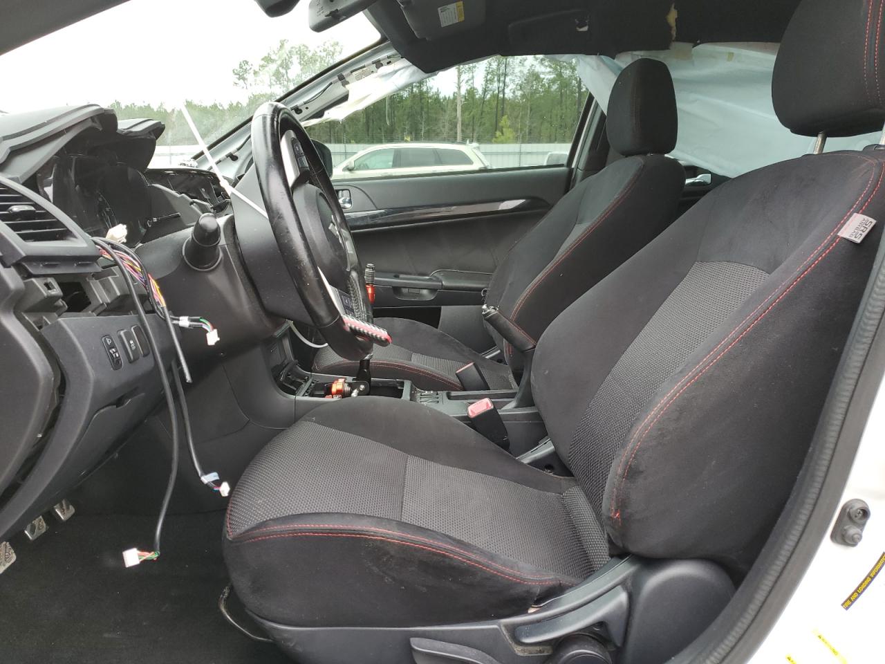 2015 Mitsubishi Lancer Evolution VIN JA32W7FV8FU028938 Copart auction photo, side / front end damage thumbnail 7