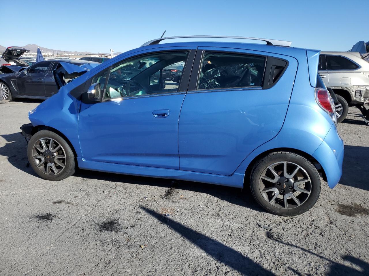 2015 Chevrolet Spark VIN KL8CF6S99FC780266 Copart auction photo, front end / side damage thumbnail 2