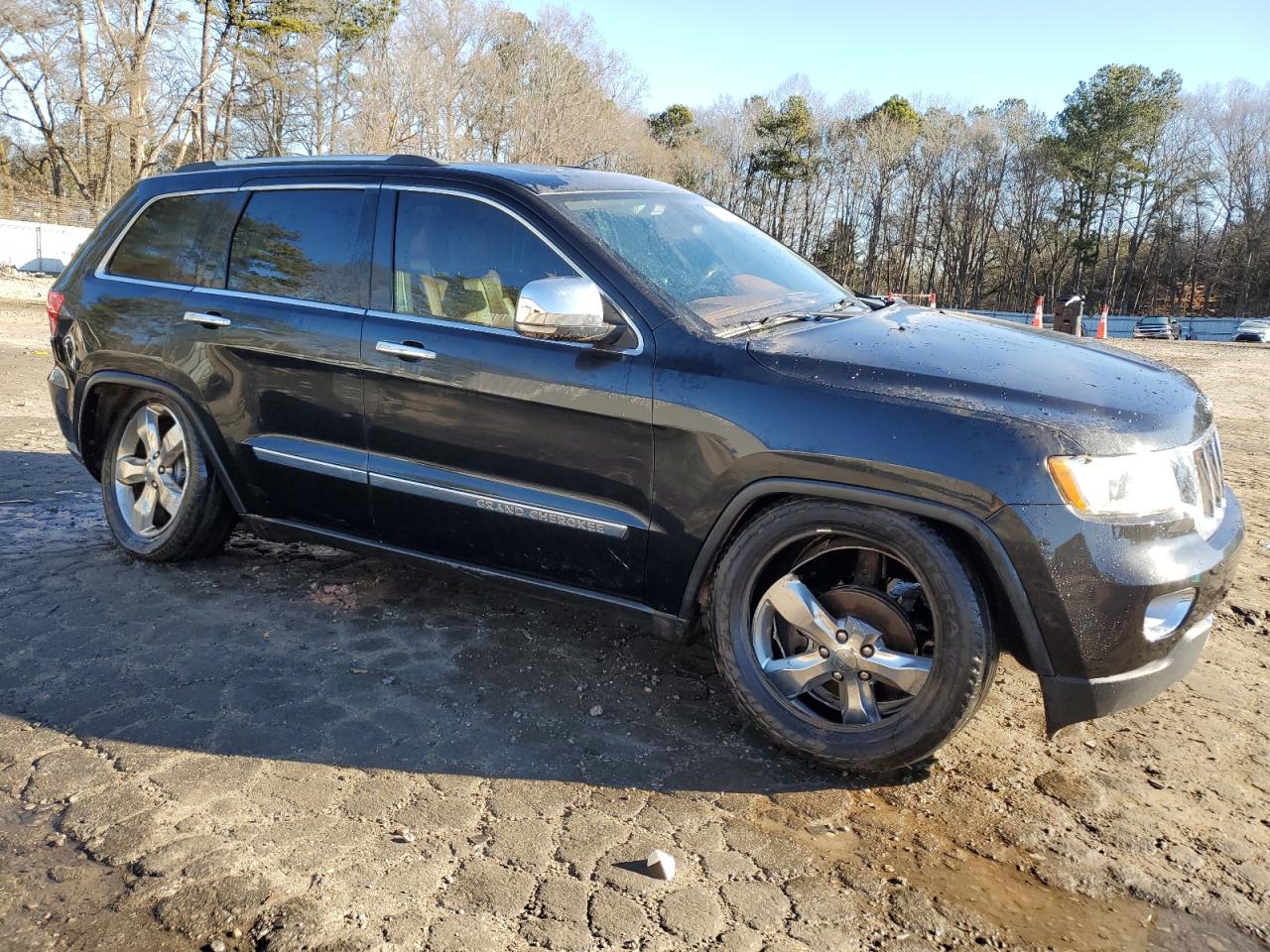 2012 Jeep Grand Cherokee VIN 1C4RJECG3CC270823 Copart auction photo, rear end / undercarriage damage thumbnail 4
