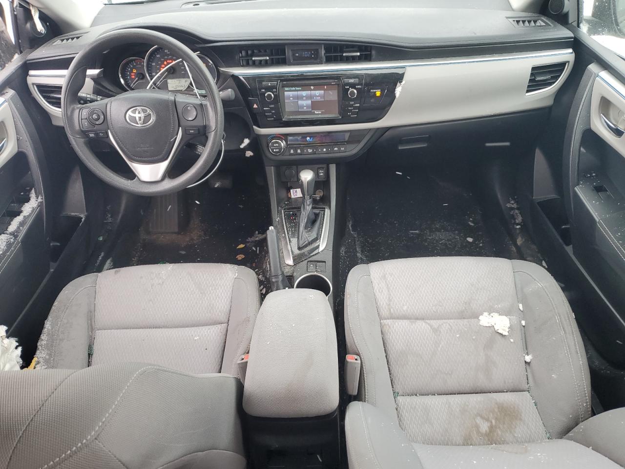 2014 Toyota Corolla VIN 5YFBURHE7EP085398 Copart auction photo, side / rear end damage thumbnail 8