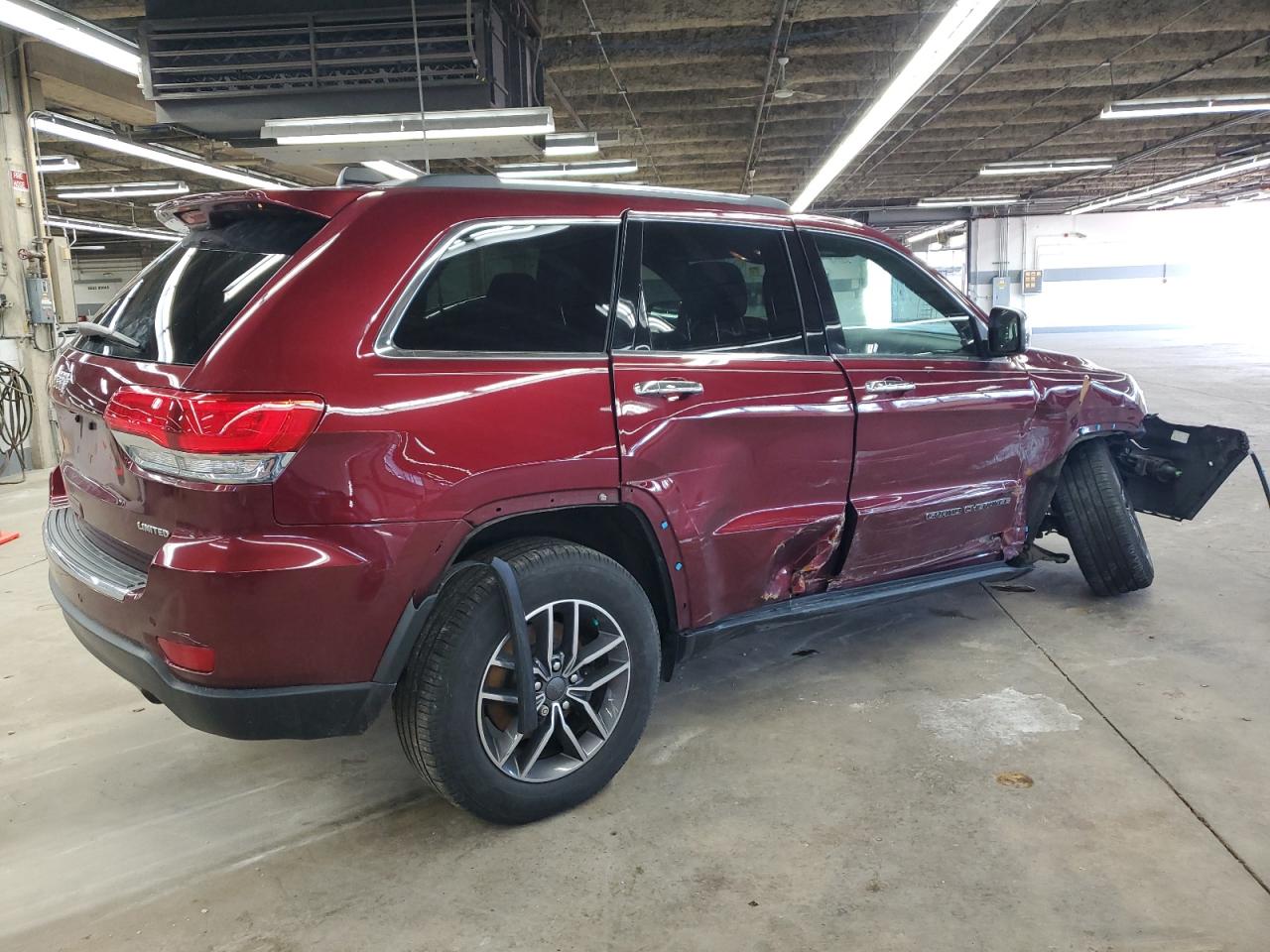 2019 Jeep Grand Cherokee VIN 1C4RJFBG6KC730465 Copart auction photo, side / front end damage thumbnail 3