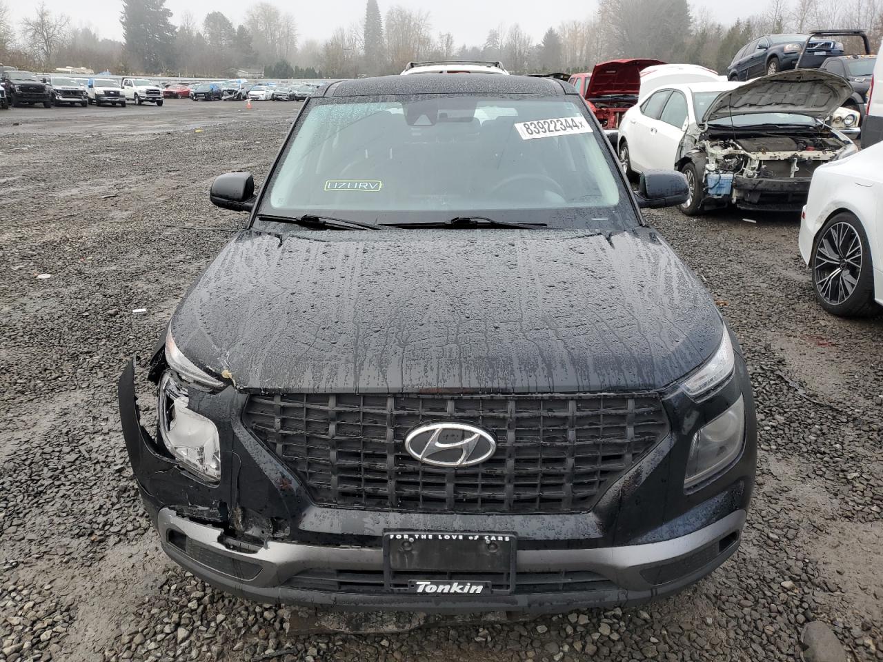 2021 Hyundai Venue VIN KMHRB8A35MU069012 Copart auction photo, rear end / front end damage thumbnail 5