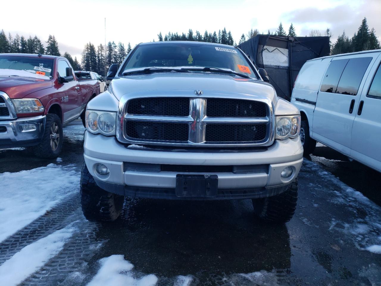 2003 Dodge RAM VIN 3D7KU28663G771375 Copart auction photo, rear end damage thumbnail 5