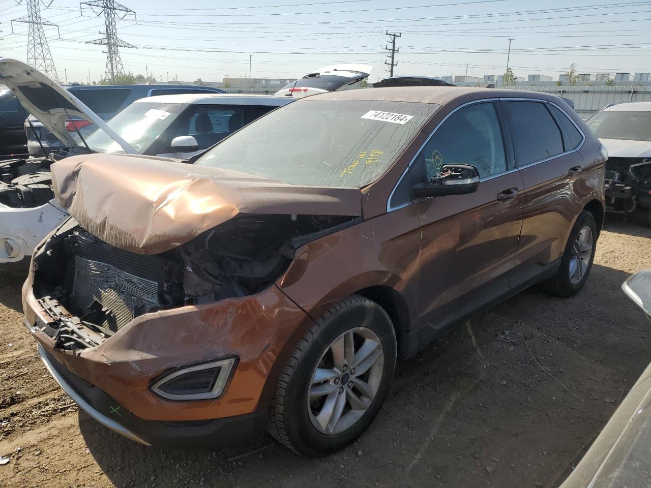 2017 Ford Edge VIN 2FMPK4J85HBB19317