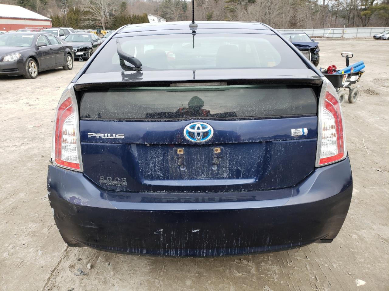 2013 Toyota Prius VIN JTDKN3DU6D1671987 Copart auction photo, rear end / minor dent/scratches damage thumbnail 6