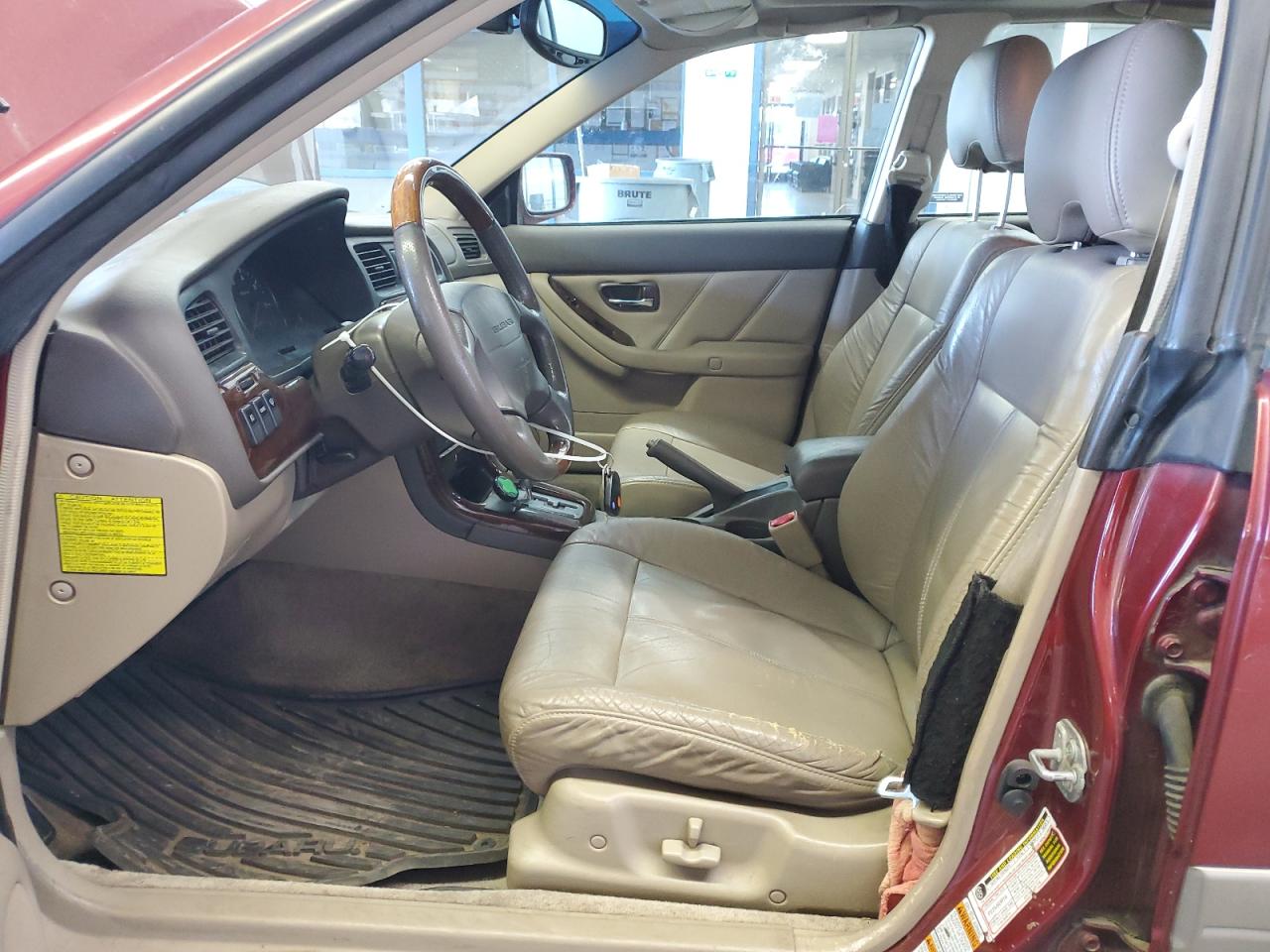 2004 Subaru Legacy VIN 4S3BE896547208985 Copart auction photo, front end / side damage thumbnail 7