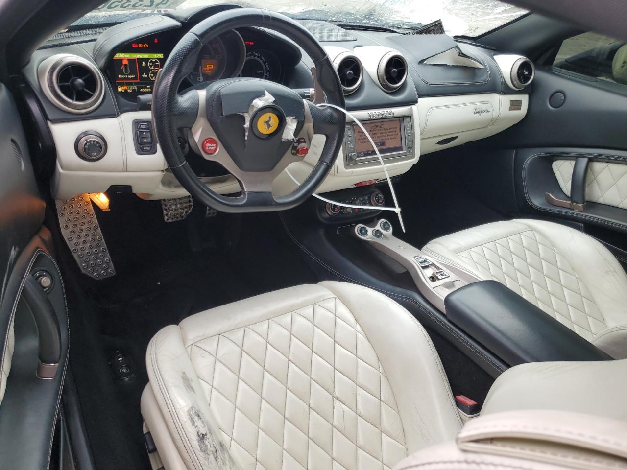 2010 Ferrari California VIN ZFF65LJA9A0175998 Copart auction photo, front end / side damage thumbnail 8