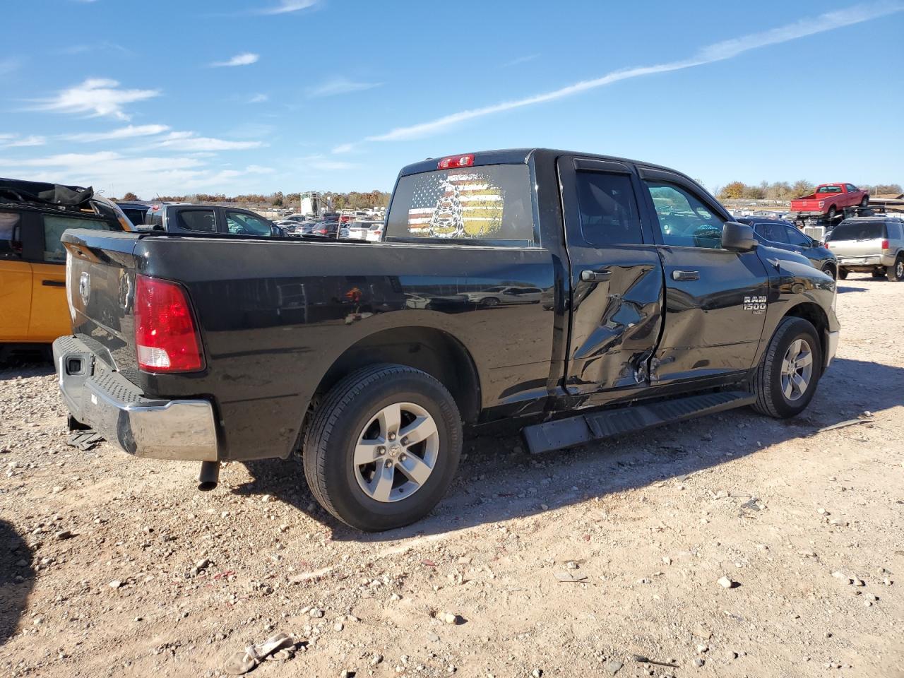 2019 RAM 1500 VIN 1C6RR6FG6KS581216 Copart auction photo, side / minor dent/scratches damage thumbnail 3