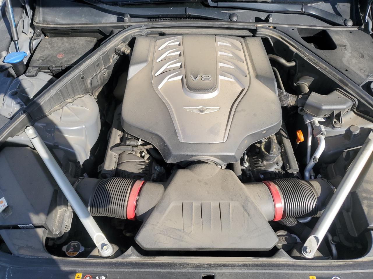 2018 Genesis G90 VIN KMHG54JH9JU037162 Copart auction photo, front end / undercarriage damage thumbnail 11