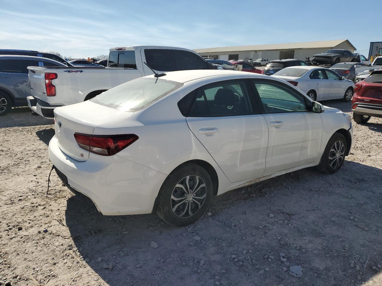 2020 KIA Rio VIN 3KPA24AD2LE354699 Copart auction photo, front end / minor dent/scratches damage thumbnail 3
