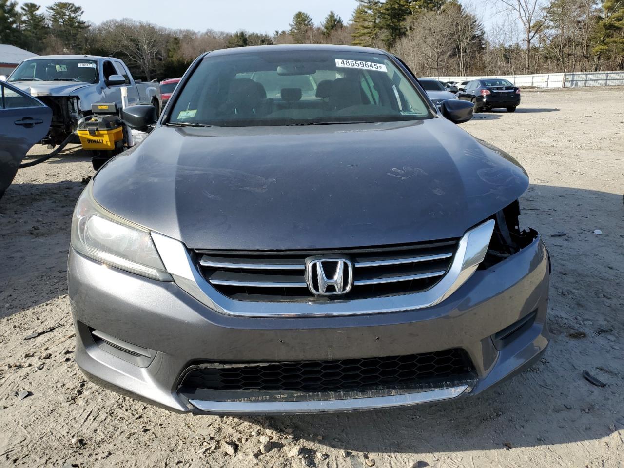 2014 Honda Accord VIN 1HGCR2F30EA005671 Copart auction photo, front end / side damage thumbnail 5