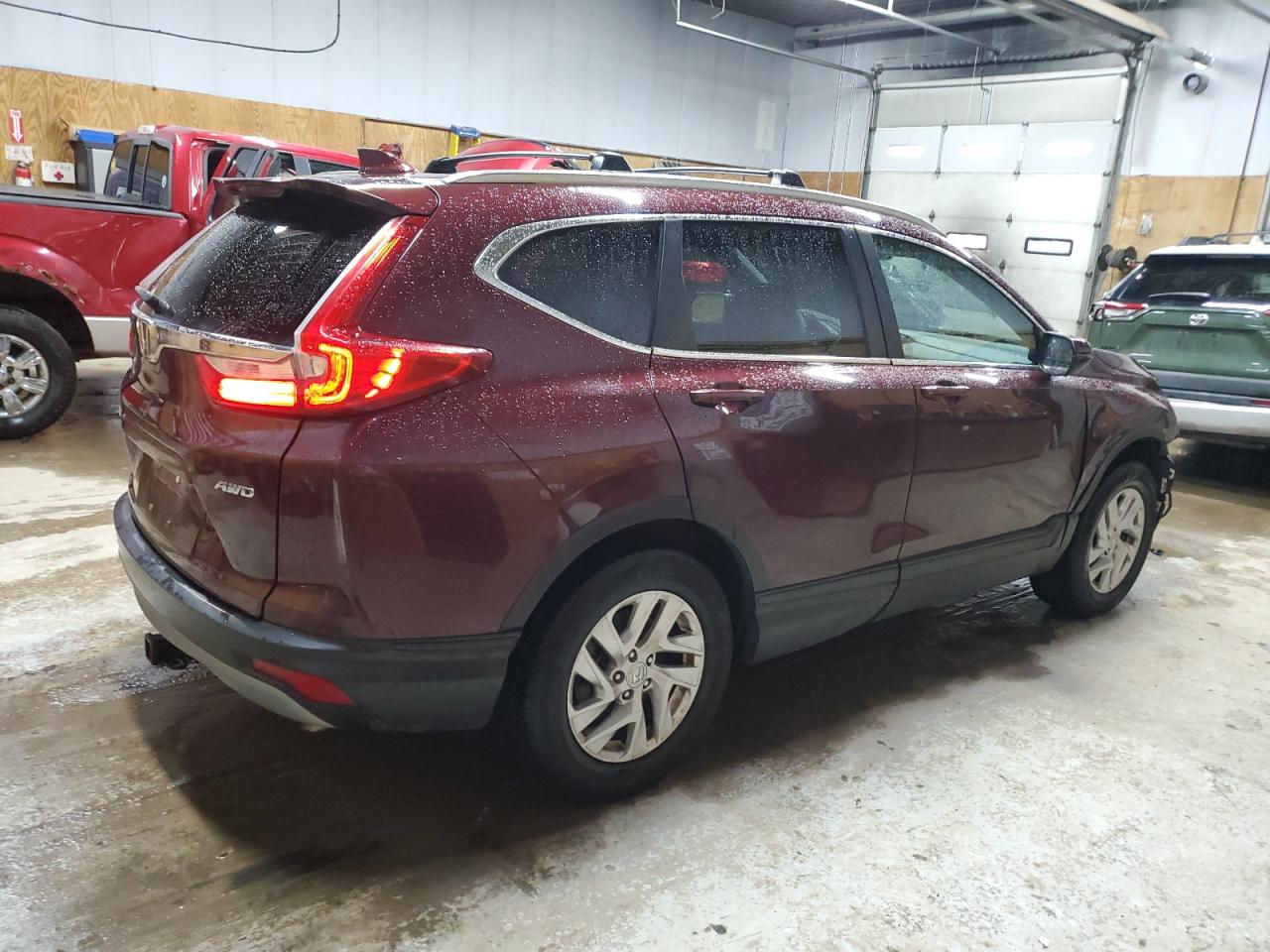 2018 Honda CR-V VIN 7FARW2H53JE054272 Copart auction photo, front end / minor dent/scratches damage thumbnail 3