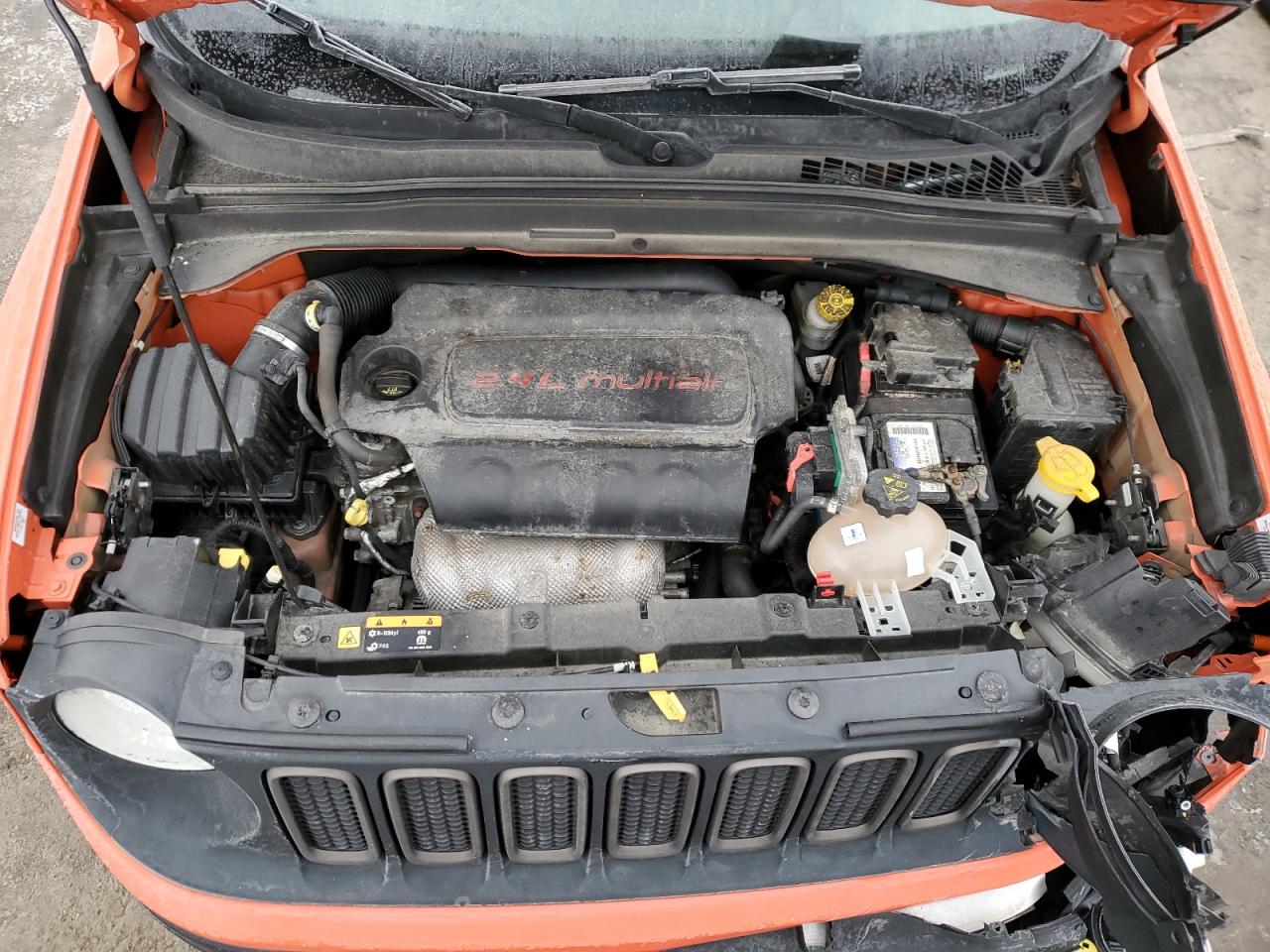 2016 Jeep Renegade VIN ZACCJABT2GPC62002 Copart auction photo, front end damage thumbnail 11