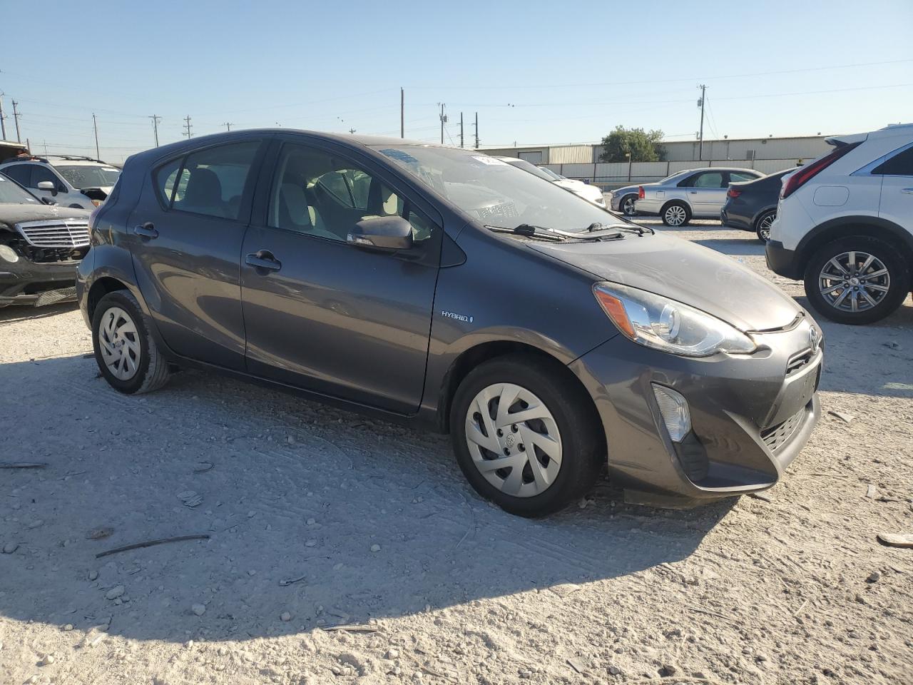 2016 Toyota Prius VIN JTDKDTB39G1129977 Copart auction photo, side / front end damage thumbnail 4