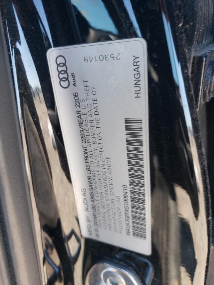 2016 Audi A3 VIN WAUA7GFFXG1009410 Copart auction photo, front end / side damage thumbnail 12