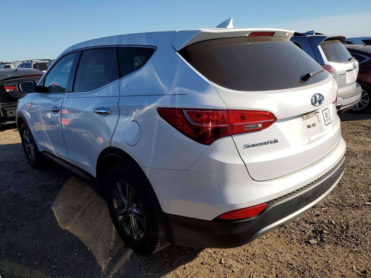 2014 Hyundai Santa Fe VIN 5XYZU3LB9EG125378 Copart auction photo, mechanical damage thumbnail 2