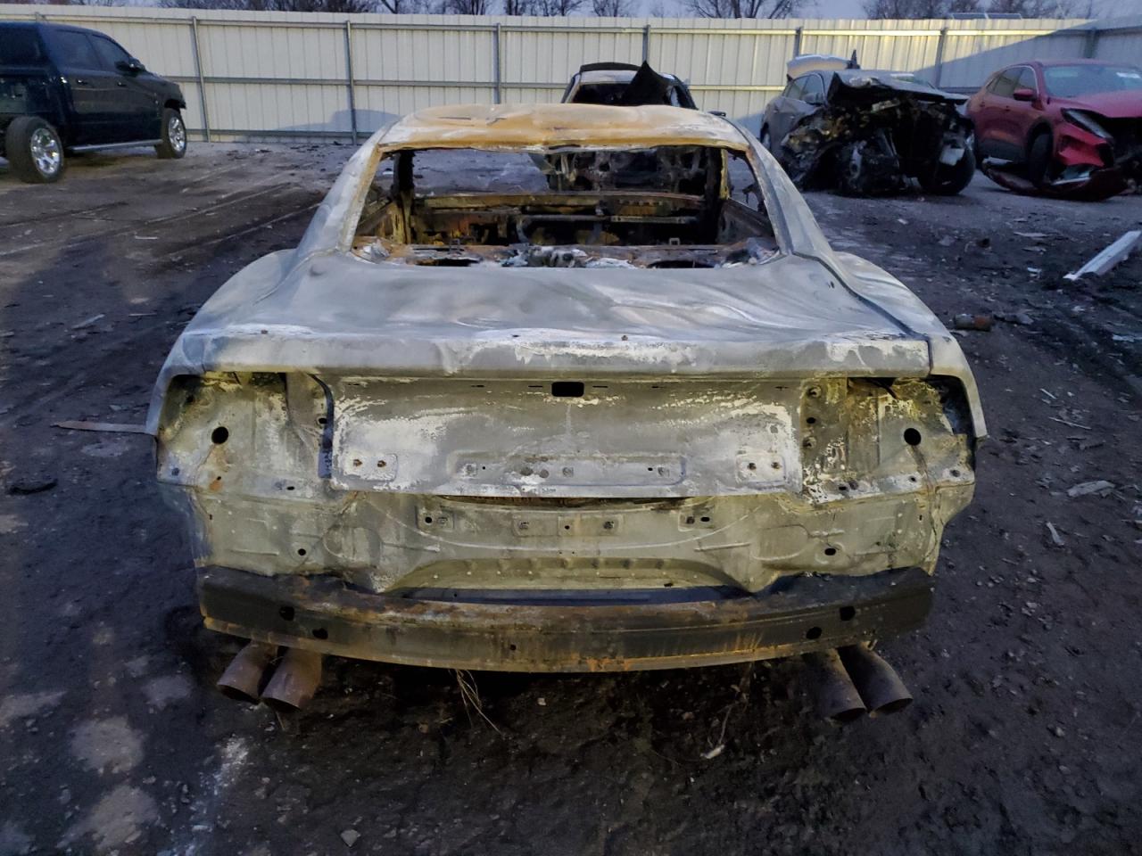 2021 Ford Mustang VIN 1FA6P8CF8M5126786 Copart auction photo, burn damage thumbnail 6
