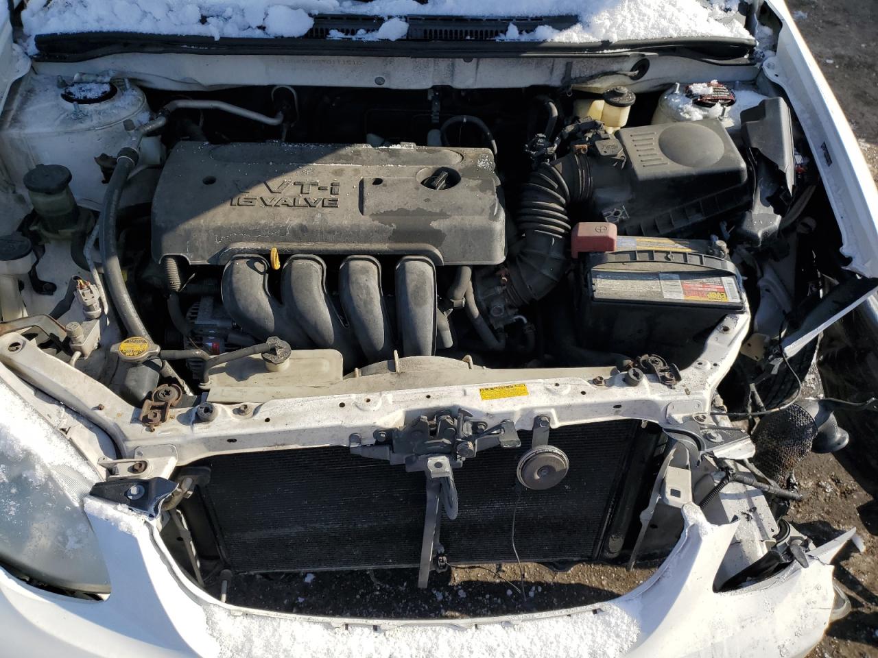 2007 Toyota Corolla VIN JTDBR32E270111510 Copart auction photo, front end / side damage thumbnail 12