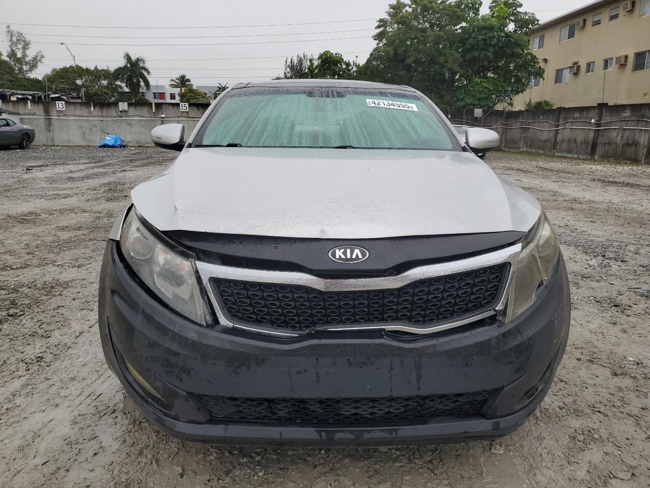 2013 KIA Optima VIN 5XXGN4A77DG163204 Copart auction photo, front end damage thumbnail 5