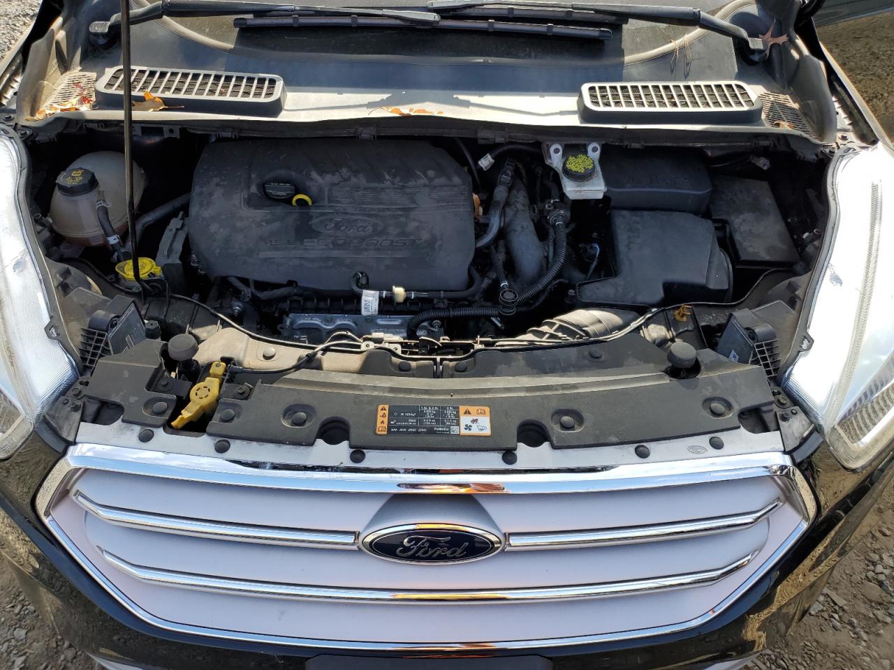 2018 Ford Escape VIN 1FMCU9HD6JUC98718 Copart auction photo, side / rear end damage thumbnail 13
