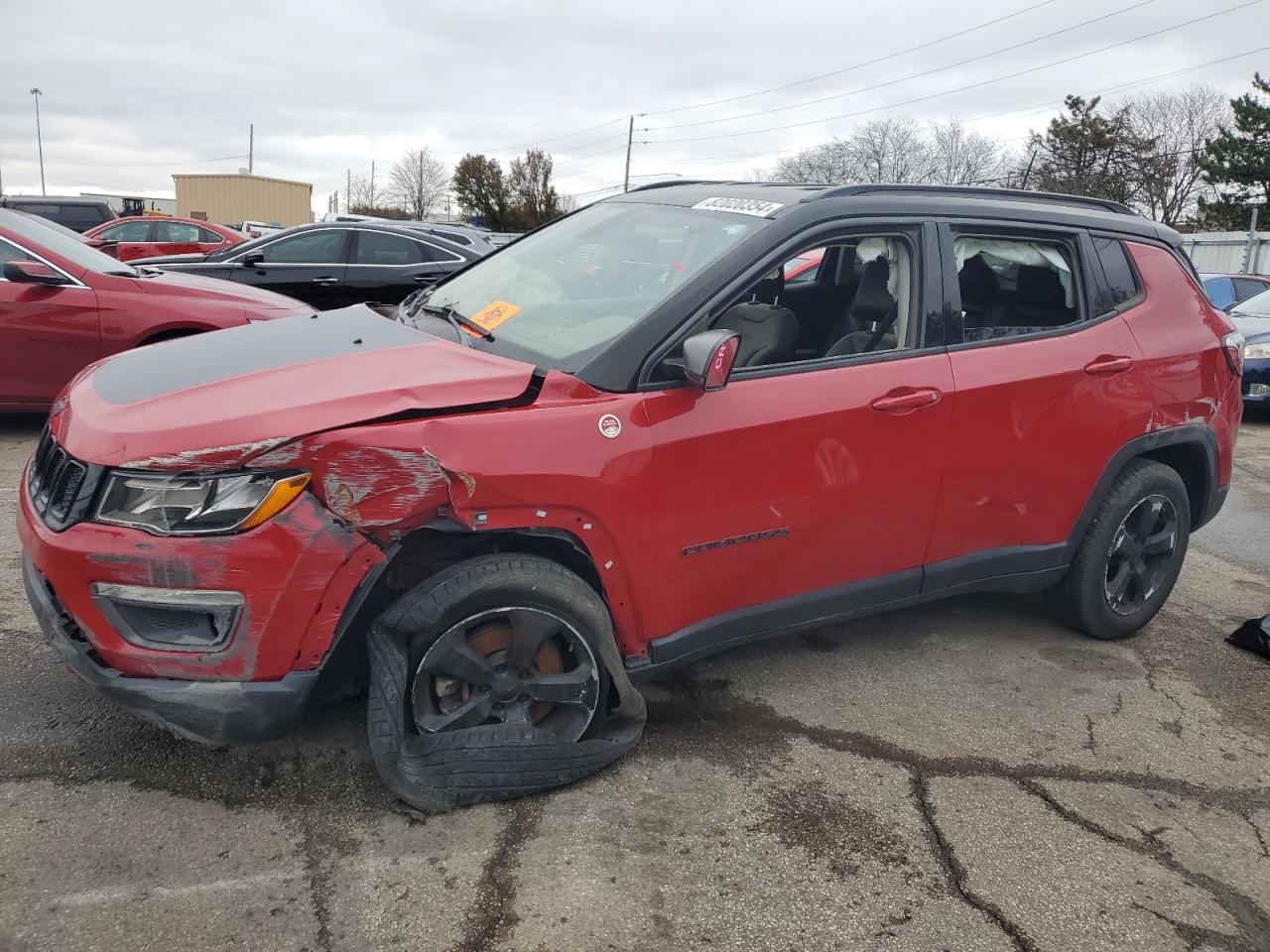 2018 Jeep Compass VIN 3C4NJDDB3JT366576