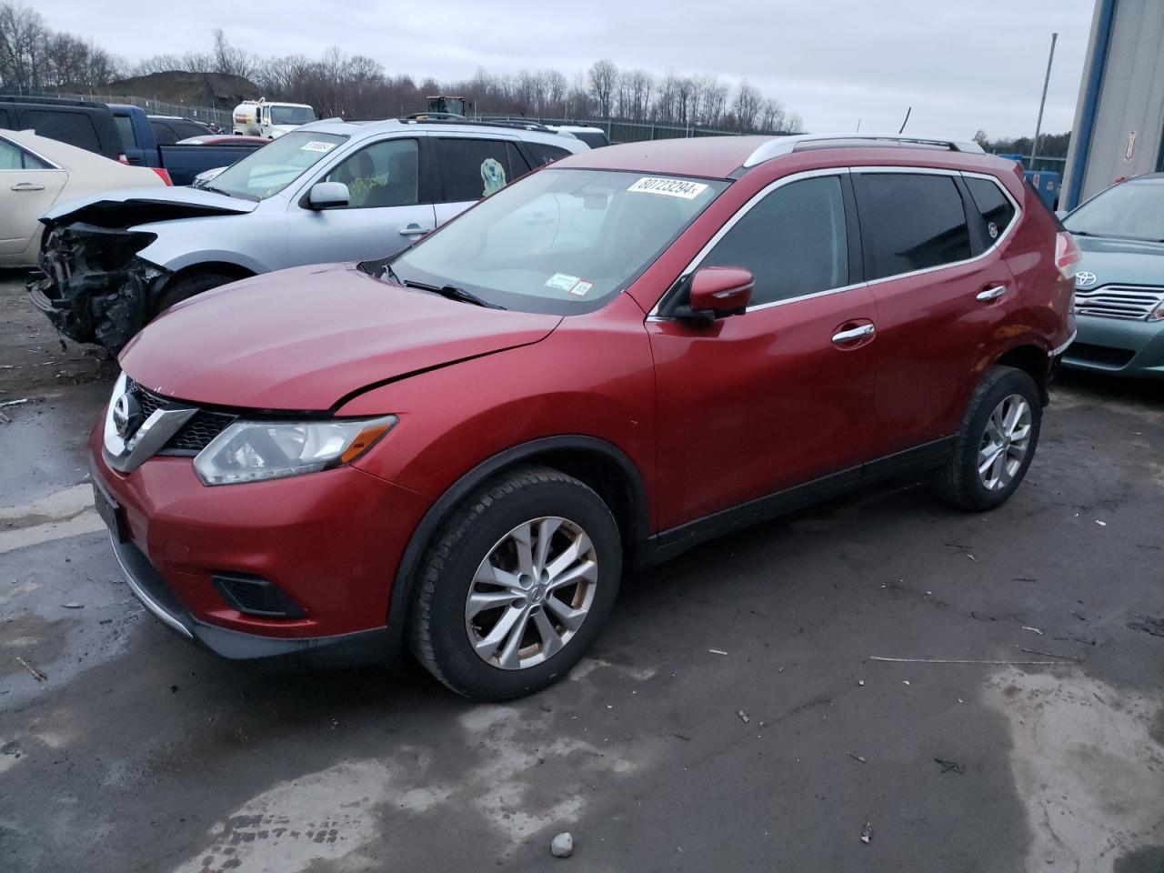 2015 Nissan Rogue VIN KNMAT2MVXFP586154