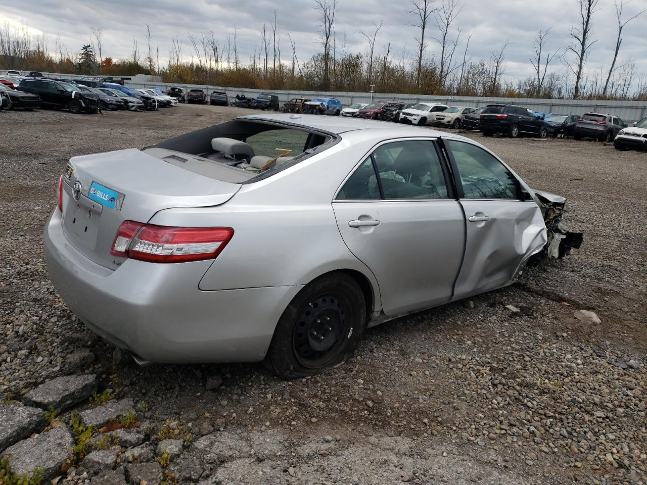 2010 Toyota Camry VIN 4T1BK3EK4AU100106 Copart auction photo, front end / side damage thumbnail 3