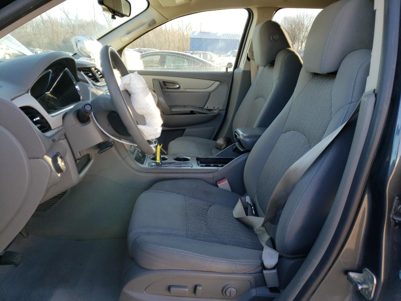 2014 Chevrolet Traverse VIN 1GNKVFKD4EJ289860 Copart auction photo, front end / hail damage thumbnail 7